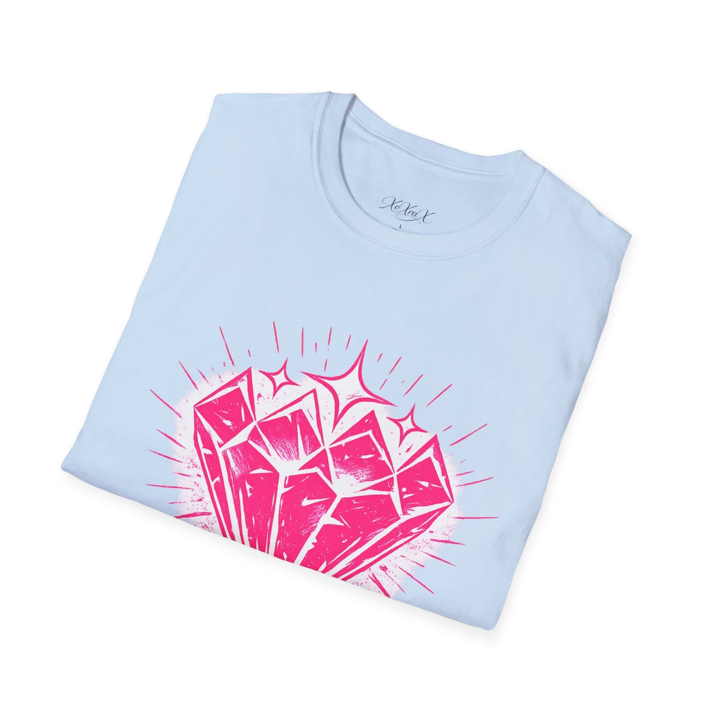 Softstyle Pink "Rough Edges. Real Value." T-Shirt