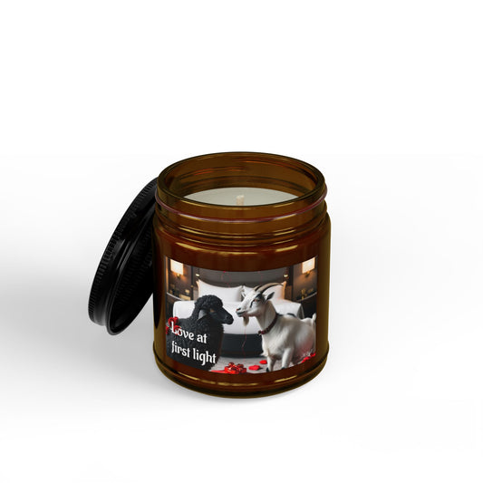 "Love at first light" | The Black Sheep & The Goat | Scented Soy Candle | Valentines Day Gift