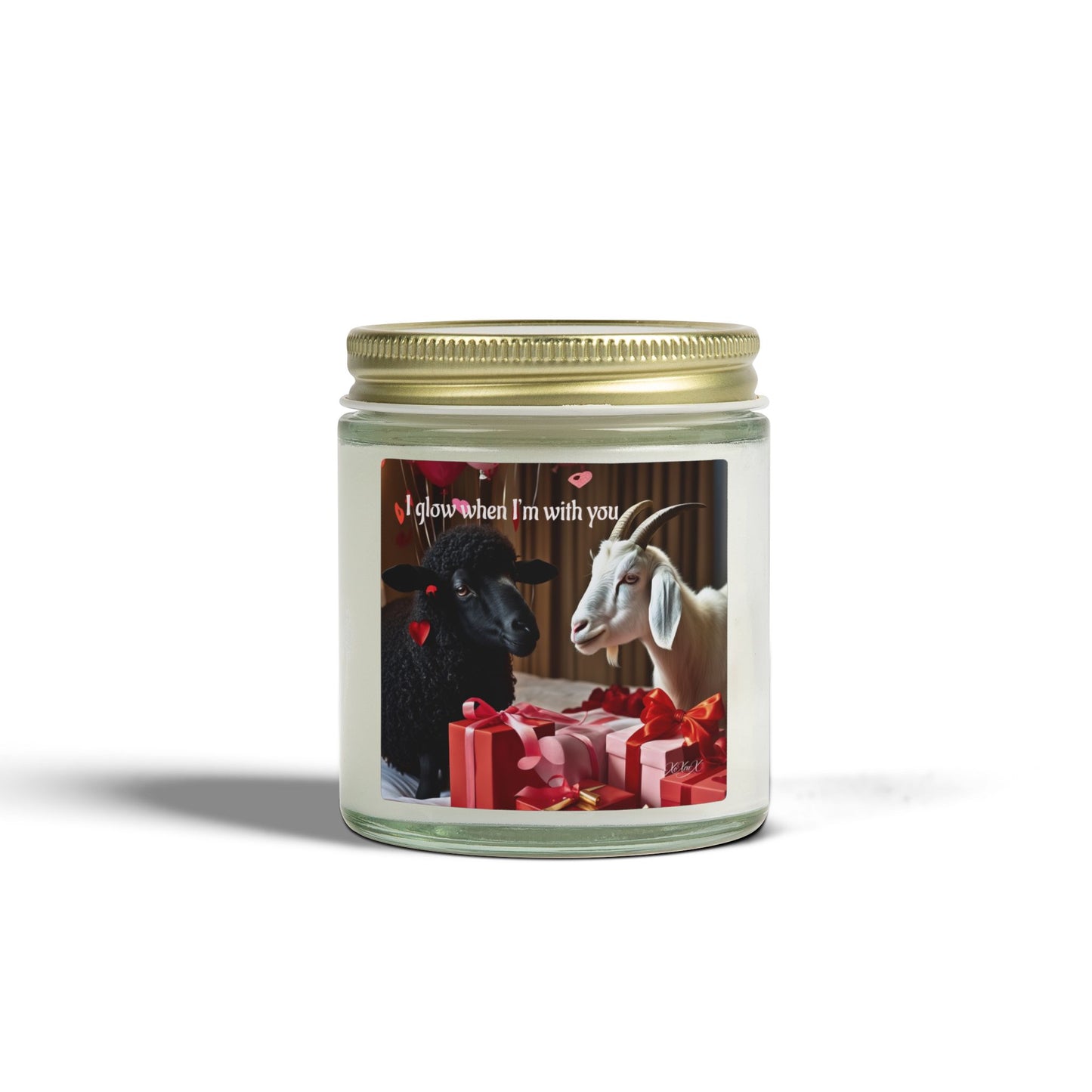"I Glow when I'm with You" | The Black Sheep & The Goat | Scented Candle | Valentines Day Gift
