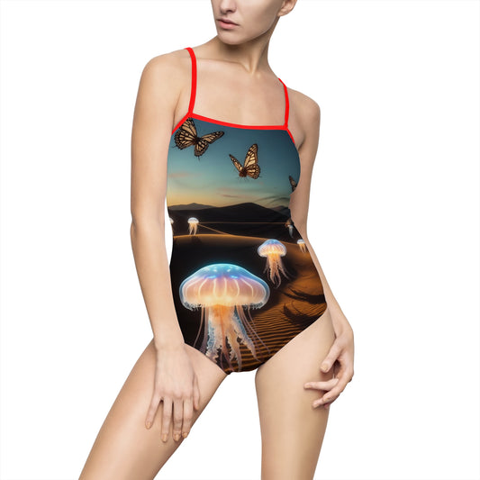 "Butterfly Jellyfish" | Women's One-piece Swimsuit