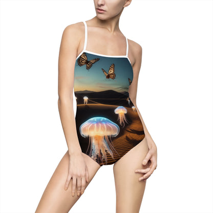 "Butterfly Jellyfish" | Women's One-piece Swimsuit