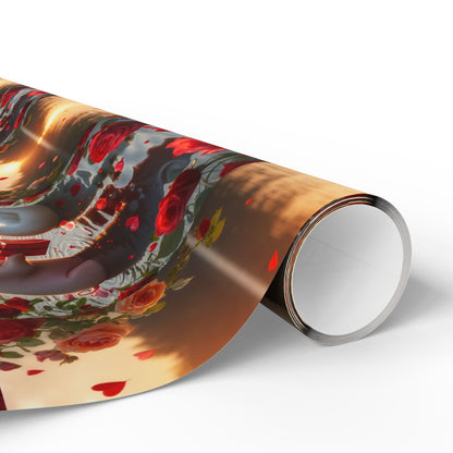 Valentines Day Wrapping Paper | Pig & Duck