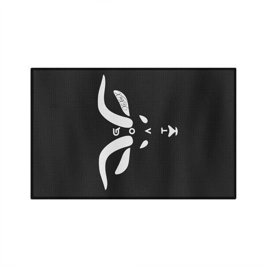 Microfiber Black "G.OA.T." Tea Towel