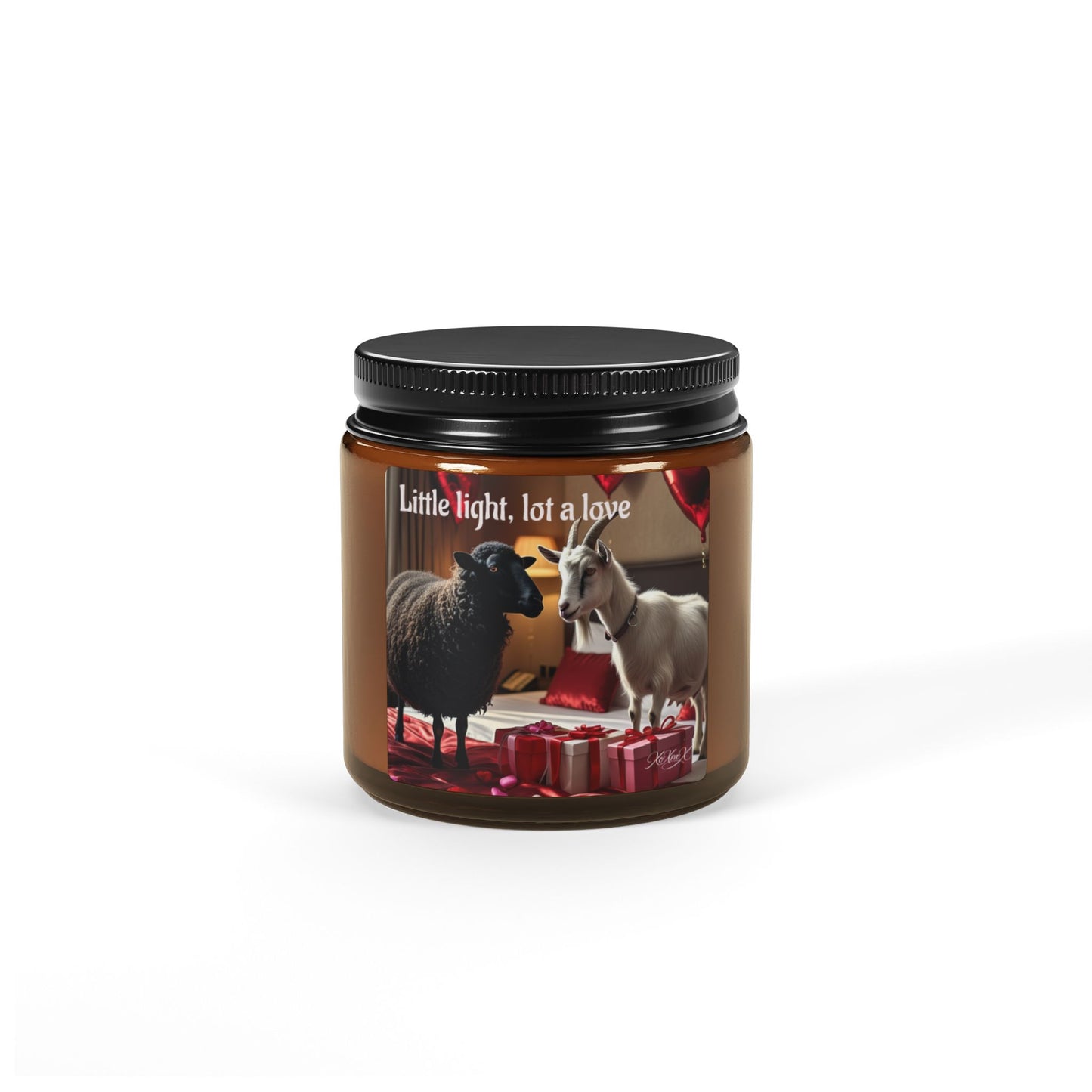 "Little Light, lot a Love" | The Black Sheep & The Goat | Scented Soy Candle | Valentines Day Gift