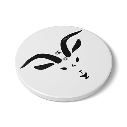 Ceramic "G.O.A.T." Coaster