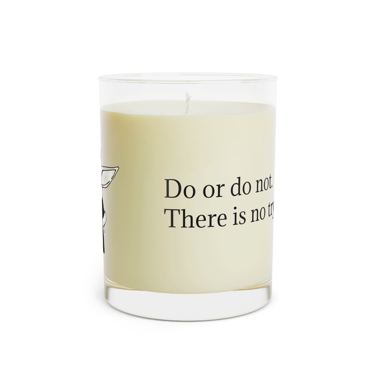 "Do or do not. There is no try" | Scented Candle | Valentines Day Gift