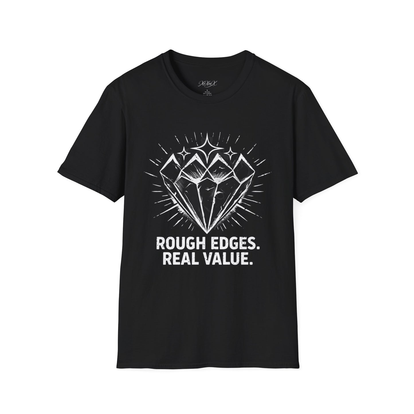 Softstyle "Rough Edges. Real Value." T-Shirt