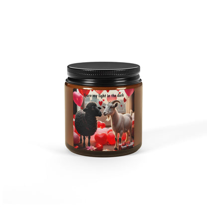 "You're my light in the Dark" | The Black Sheep & The Goat | Scented Soy Candle | Valentines Day