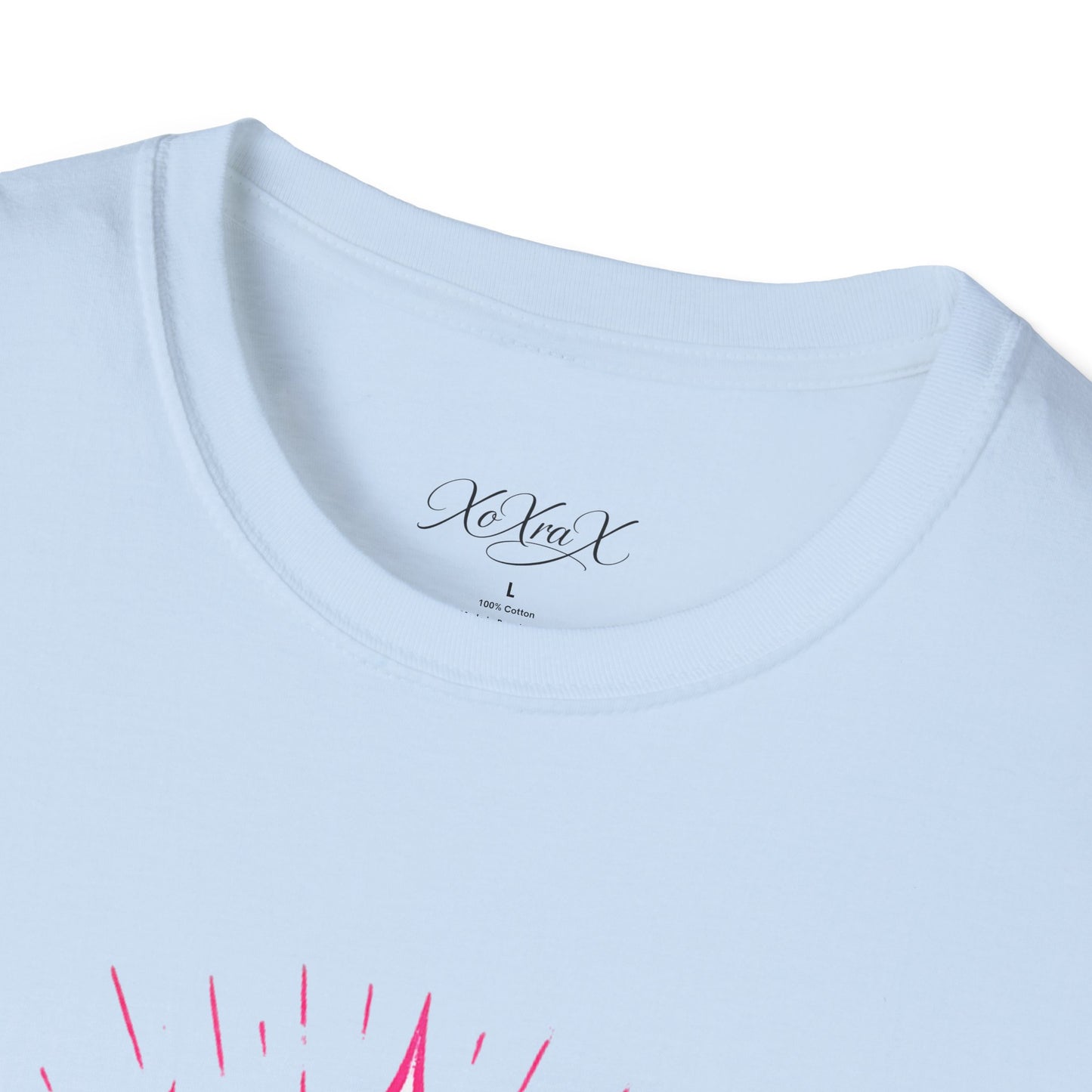 Softstyle Pink "Rough Edges. Real Value." T-Shirt