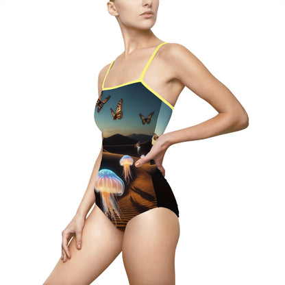 "Butterfly Jellyfish" | Women's One-piece Swimsuit