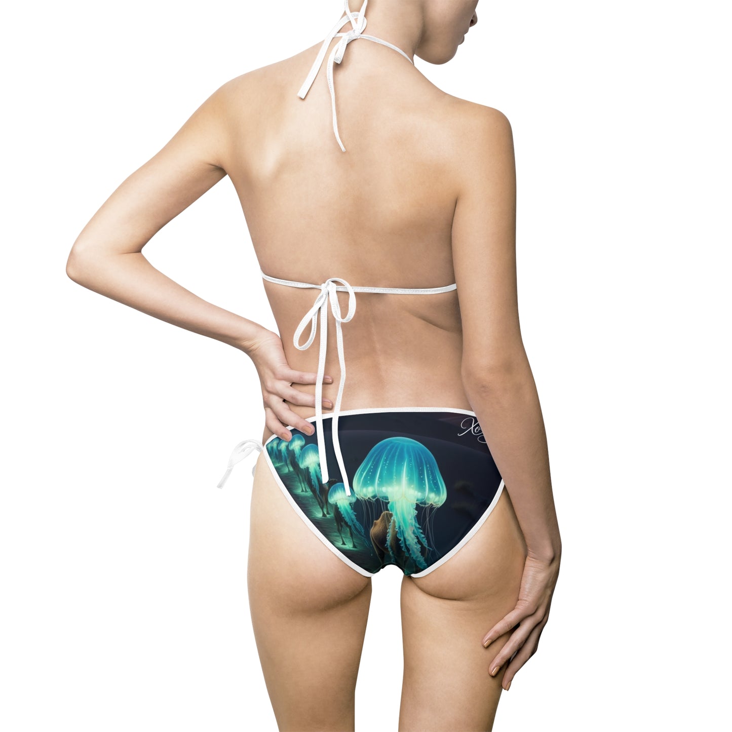 "Neon Jellyfish" | Women's Bikini Swimsuit