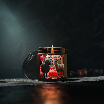 "You're my light in the Dark" | The Black Sheep & The Goat | Scented Soy Candle | Valentines Day