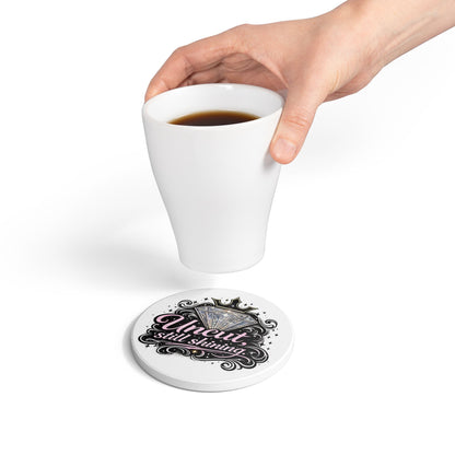 Ceramic "Uncut, Still Shinning" Coaster