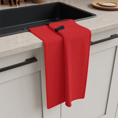Microfiber Red "G.OA.T." Tea Towel