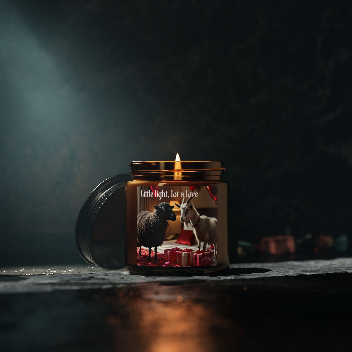 "Little Light, lot a Love" | The Black Sheep & The Goat | Scented Soy Candle | Valentines Day Gift
