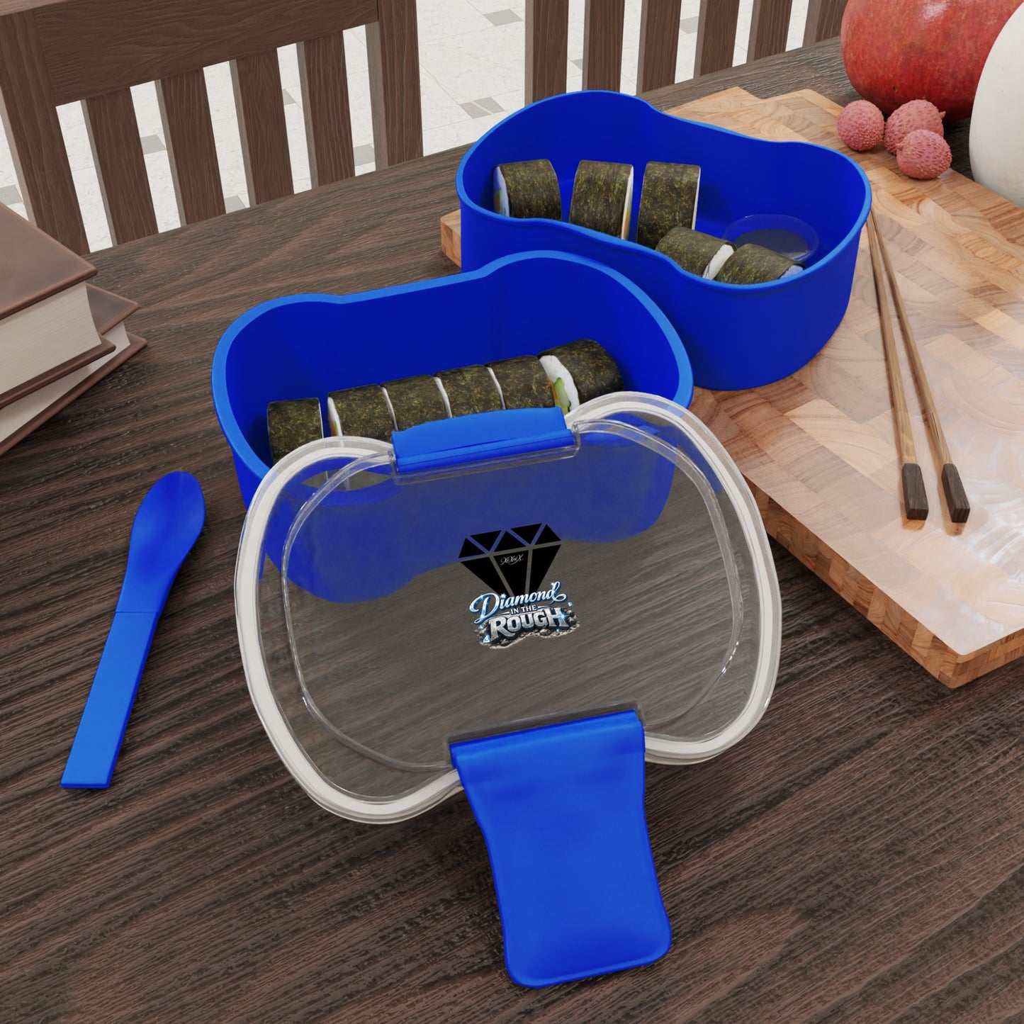 Two-tier Bento Box " Diamond in the Rough"