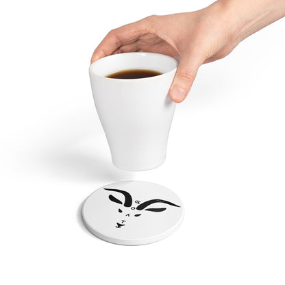 Ceramic "G.O.A.T." Coaster