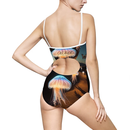 "Butterfly Jellyfish" | Women's One-piece Swimsuit