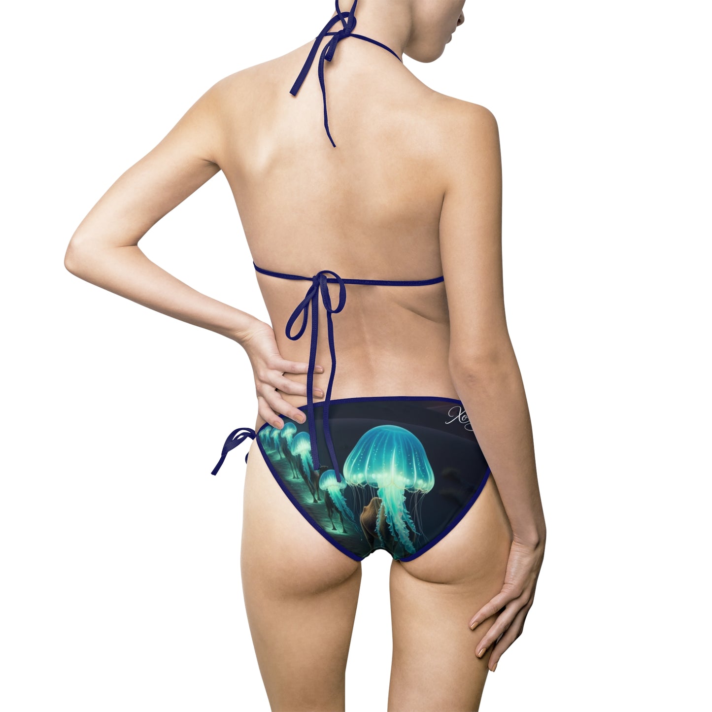 "Neon Jellyfish" | Women's Bikini Swimsuit