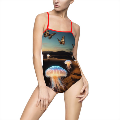 "Butterfly Jellyfish" | Women's One-piece Swimsuit