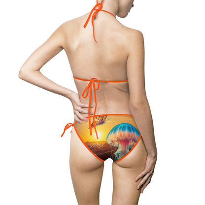 "Jellyfish Butterfly" | Women's Bikini Swimsuit
