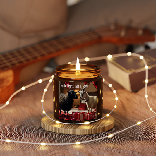 "Little Light, lot a Love" | The Black Sheep & The Goat | Scented Soy Candle | Valentines Day Gift