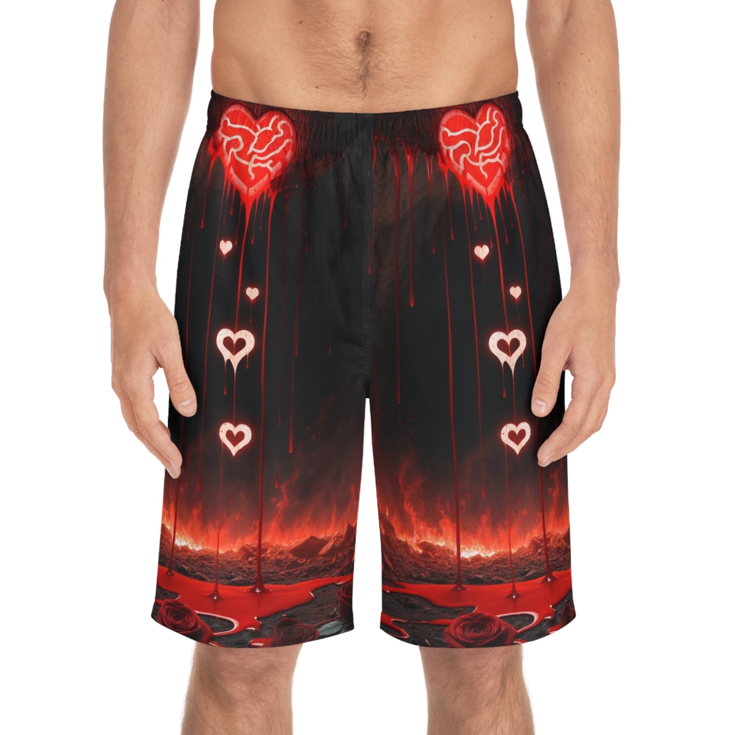 "The Pits of Love" | Men's Board Shorts