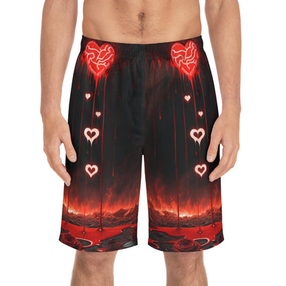 "The Pits of Love" | Men's Board Shorts