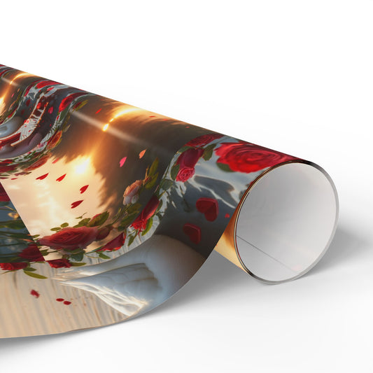 Valentines Day Wrapping Paper | Pig & Duck