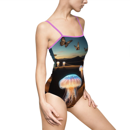"Butterfly Jellyfish" | Women's One-piece Swimsuit