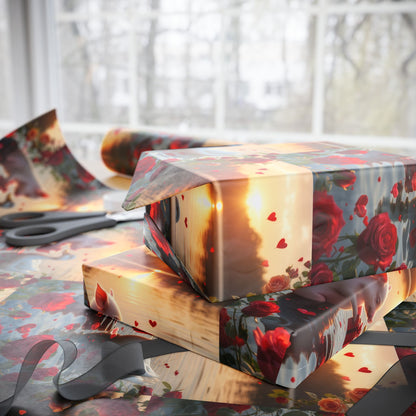 Valentines Day Wrapping Paper | Pig & Duck