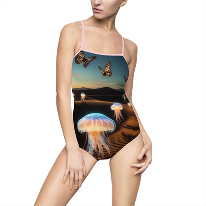 "Butterfly Jellyfish" | Women's One-piece Swimsuit