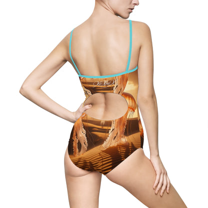 "Jellyfish Dragonfly" | Women's One-piece Swimsuit
