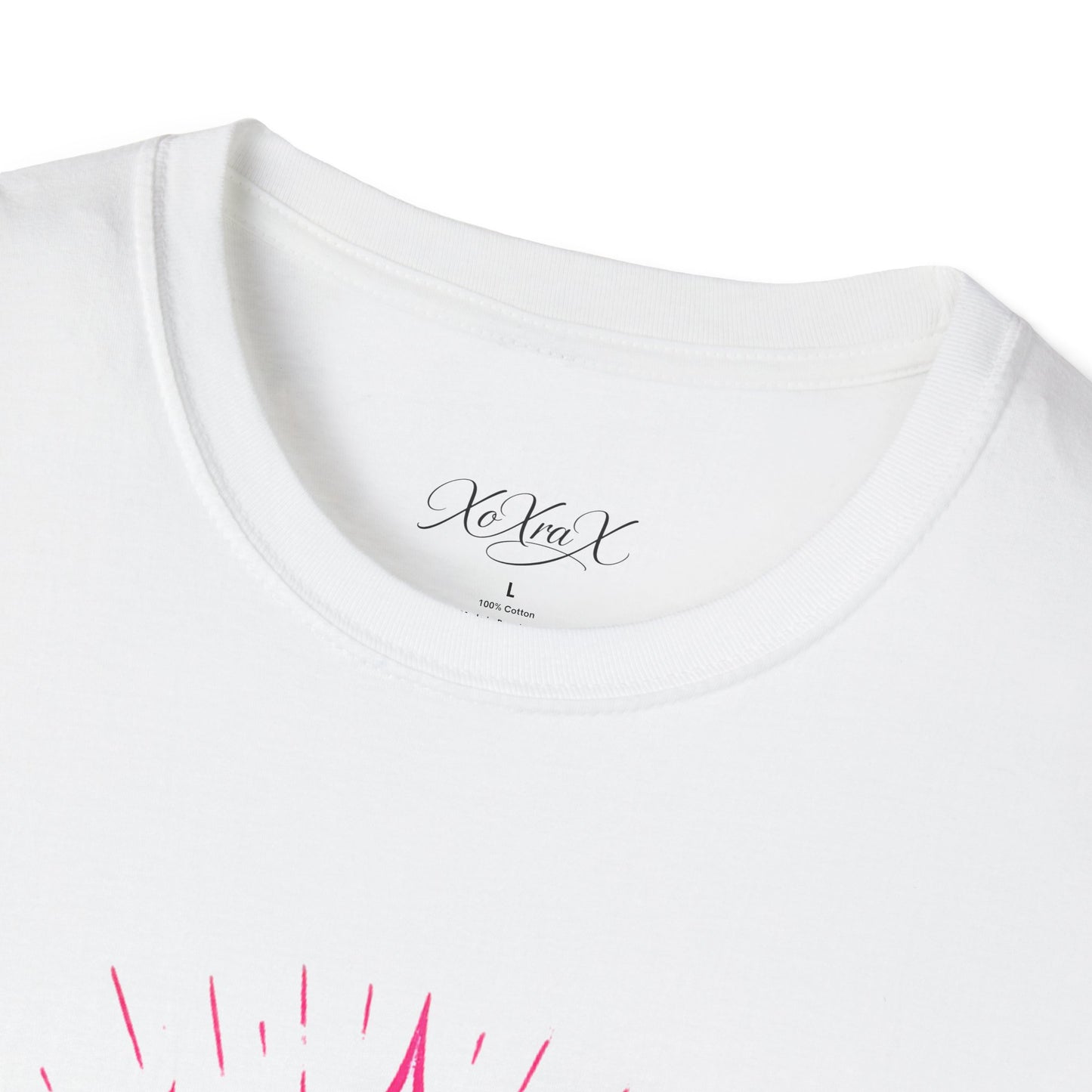 Softstyle Pink "Rough Edges. Real Value." T-Shirt