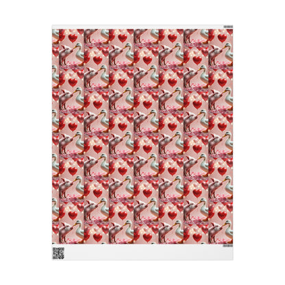 Valentines Day Wrapping Paper | Pig & Duck