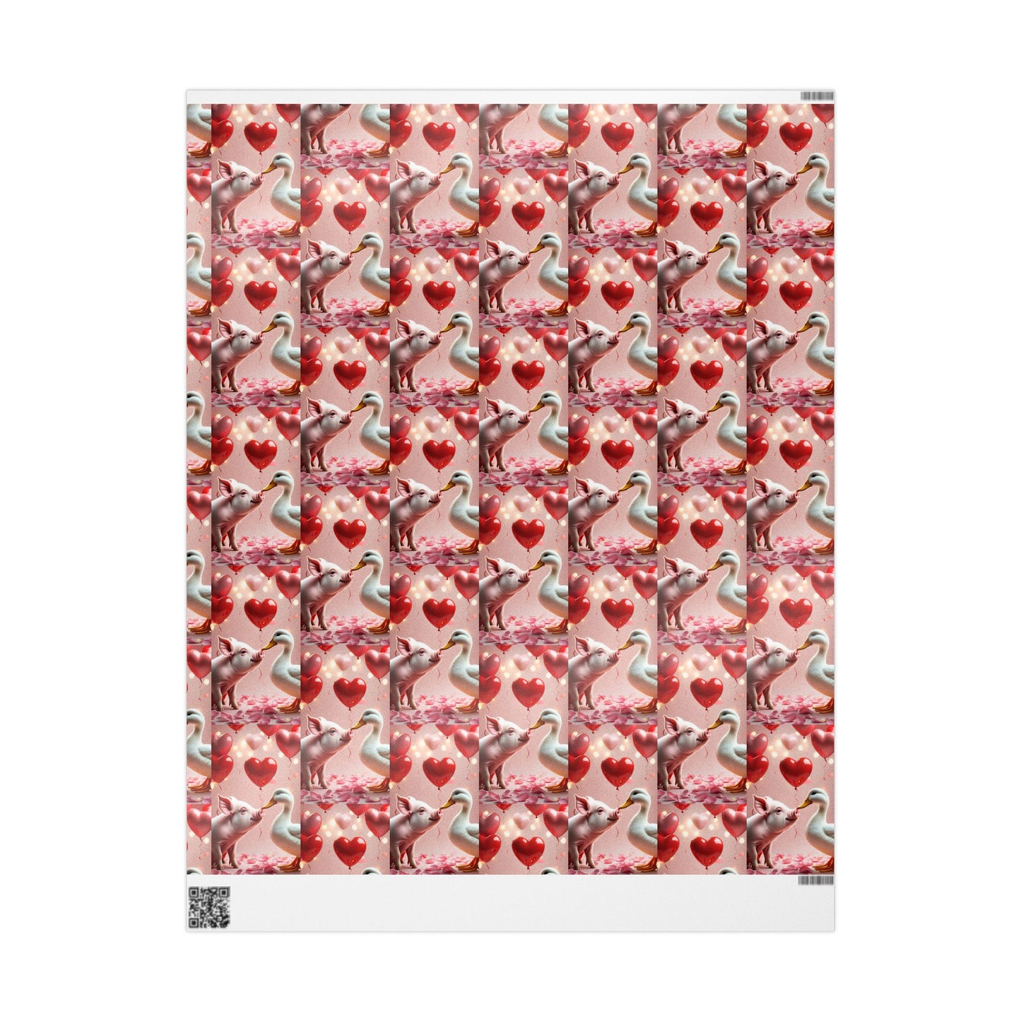 Valentines Day Wrapping Paper | Pig & Duck