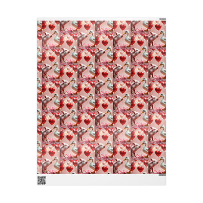 Valentines Day Wrapping Paper | Pig & Duck