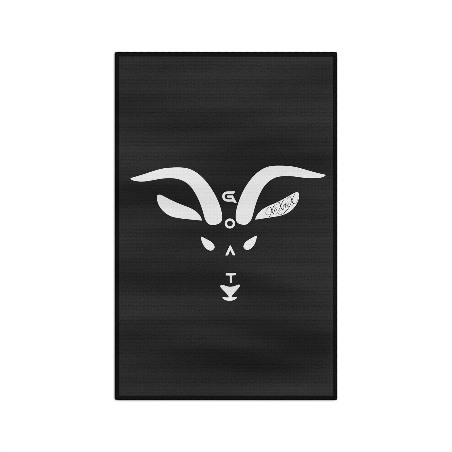 Microfiber Black "G.OA.T." Tea Towel