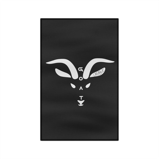 Microfiber Black "G.OA.T." Tea Towel