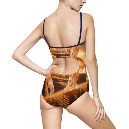 "Jellyfish Dragonfly" | Women's One-piece Swimsuit