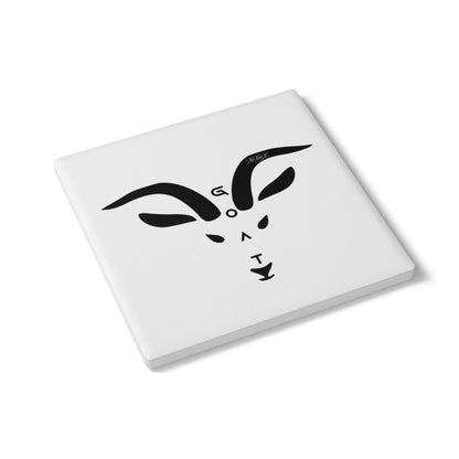 Ceramic "G.O.A.T." Coaster