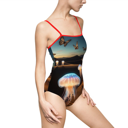 "Butterfly Jellyfish" | Women's One-piece Swimsuit