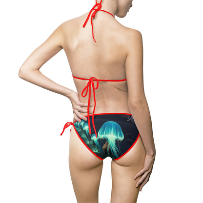 "Neon Jellyfish" | Women's Bikini Swimsuit