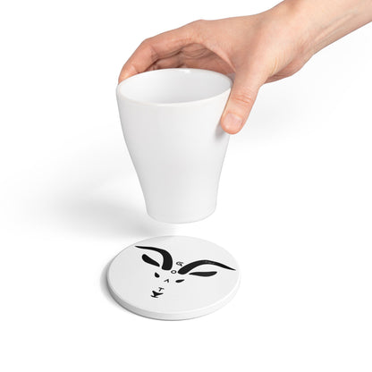 Ceramic "G.O.A.T." Coaster